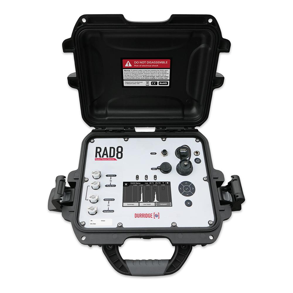 RAD8 - Continuous Real-time Radon and Thoron Spectral Analysis